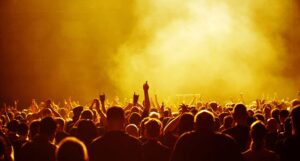 Concert crowd